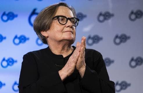 March 6, 2019 - Warsaw, Poland - Agnieszka Holland during the debate on the history of tomorrow on 06 March, 2019 in Warsaw, Poland. Warsaw Poland  - ZUMAn230 20190306_zaa_n230_684 Copyright: xKrystianxDobuszynskix