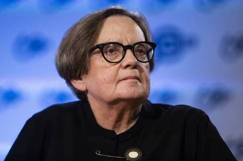 March 6, 2019 - Warsaw, Poland - Agnieszka Holland during the debate on the history of tomorrow on 06 March, 2019 in Warsaw, Poland. Warsaw Poland  - ZUMAn230 20190306_zaa_n230_680 Copyright: xKrystianxDobuszynskix