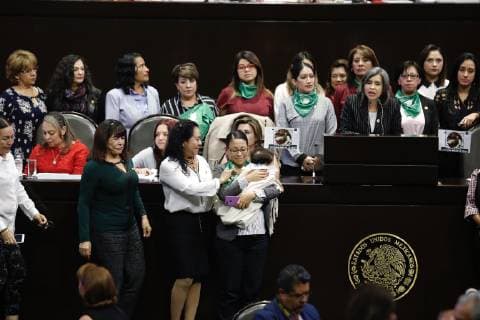 March 7, 2019 - EUM20190307NAC09.JPG .CIUDAD DE MEXICO. CongressCongreso-Dia de la Mujer.- 7 de marzo de 2019. Aspectos de la conmemoracion del Dia Internacional de la Mujer en la Camara de Diputados. Foto: Agencia EL UNIVERSALAgustin SalinasEELG Copyright: xElxUniversalx
