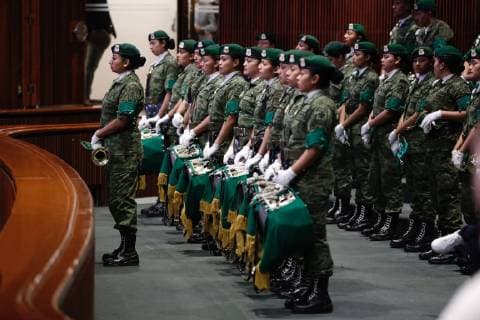 March 7, 2019 - EUM20190307NAC09.JPG .CIUDAD DE MEXICO. CongressCongreso-Dia de la Mujer.- 7 de marzo de 2019. Aspectos de la conmemoracion del Dia Internacional de la Mujer en la Camara de Diputados. Foto: Agencia EL UNIVERSALAgustin SalinasEELG Copyright: xElxUniversalx