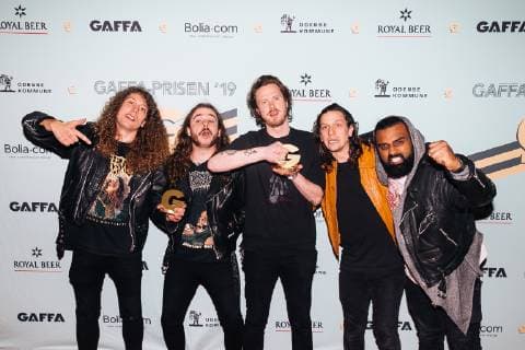 Odense, Preisverleihung Gaffa Baest. Musikprisen Gaffa-Prisen 2019 uddeles ved et show torsdag den 7 marts 2019 i Odense. Showet begynder klokken 20.00 og finder sted i Odeon. Der uddeles blandt andet priser til aarets danske udgivelse, aarets danske band og aarets danske solist. Billederne maa kun benyttes til redaktionel omtale af Gaffa-priserne 2019 og maa ikke anvendes i kommercielt oejemed. Billederne maa ikke lagres efter anvendelse. , Odense Denmark