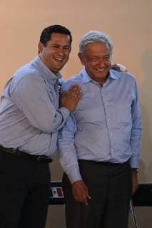 March 8, 2019 - EUM20190308NAC68.JPG.LEON, Gto. PresidencyPresidencia-AMLO.- 8 de marzo de 2019. El presidente Andres Manuel Lopez Obrador entrega recursos de programas integrales de Bienestar en Guanajuato, lo acompana el gobernador Diego Sinhue Rodriguez. Foto: Agencia EL UNIVERSALJuan Carlos ReyesEELG Copyright: xElxUniversalx