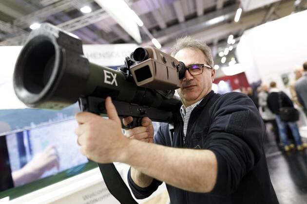 NLAW Panzerfaust auf der Enforce Tac Polizei- und Sicherheitsmesse in der Nürnberger Messe. Nürnberg, 07.03.2019