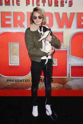 Entertainment Themen der Woche KW10 Entertainment Bilder des Tages LOS ANGELES, CA - MARCH 9: Cara Delevingne at the premiere of IMAX documentary, Superpower Dogs at the California Science Center in Los Angeles, California on March 9, 2019. Copyright: xFayexSadoux