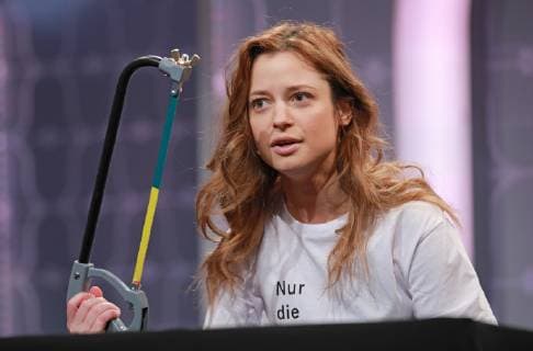 Mainz, Unterhaus, Deutscher Kleinkunstpreis 2019, Preisträgerin Lara Stoll (Förderpreis) © Bernd Eßling 10.03.2019