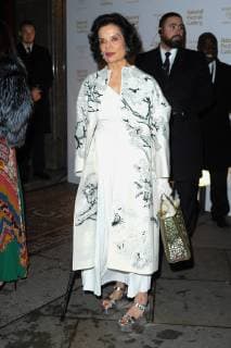 Bianca Jagger attends the 2019 Portrait Gala at the National Portrait Gallery in London. MARCH 12th 2019  TSTx19845