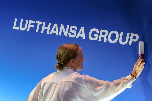 Fraport Flughafen in Frankfurt am Main am 14. Maerz 2019 News, Bilanzpressekonferenz 2019 der Deutschen Lufthansa AG, in Frankfurt am Main, Symbolbild, Lufthansa wird aufpoliert