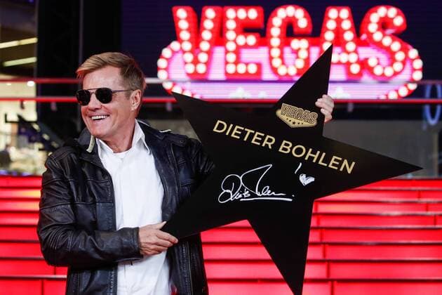 Entertainment Themen der Woche KW11 Entertainment Bilder des Tages KRASNOGORSK, MOSCOW REGION, RUSSIA â€“ MARCH 14, 2019: Modern Talking band member Dieter Bohlen at a ceremony to unveil his star on the Walk of Fame at the Vegas Crocus City shopping mall. Artyom Geodakyan TASS  TS0A4AAA