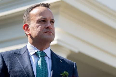 March 14, 2019 - Washington, District of Columbia, U.S. - Minister of Ireland Leo Varadkar addresses the press after meeting with United States President Donald J. Trump at the White House. Credit: CNP Washington U.S. - ZUMAs152 20190314_zaa_s152_027 Copyright: xErinxScottx