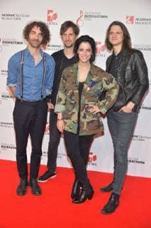 11. Deutscher Musikautorenpreis 2019 Band Silbermond mit Frontfrau Stefanie Kloss Ankunft, roter Teppich zum 11. Deutschen Musikautorenpreis im Hotel Ritz Carlton in Berlin am 14.03.2019