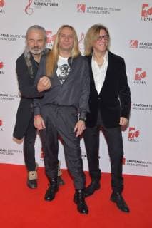 11. Deutscher Musikautorenpreis 2019 Band Silly mit Ruediger Barton, Uwe Hassbecker und Hans-Juergen Reznicek Ankunft, roter Teppich zum 11. Deutschen Musikautorenpreis im Hotel Ritz Carlton in Berlin am 14.03.2019