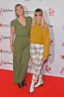 11. Deutscher Musikautorenpreis 2019 Melbeatz, buergerlich Melanie WilhelmMieze Katz, buergerlich Maria Mummert Ankunft, roter Teppich zum 11. Deutschen Musikautorenpreis im Hotel Ritz Carlton in Berlin am 14.03.2019