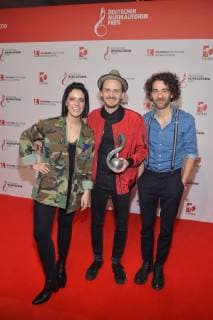 11. Deutscher Musikautorenpreis 2019 Stefanie Kloss, Maxim Richarz, Andreas Nowak Ankunft, roter Teppich zum 11. Deutschen Musikautorenpreis im Hotel Ritz Carlton in Berlin am 14.03.2019