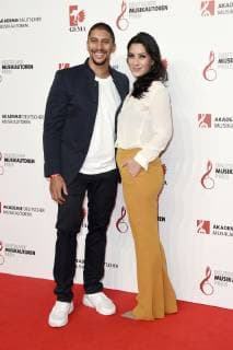 Andreas Bourani und Jasmin Shakeri bei der 11. Verleihung des Deutschen Musikautorenpreises 2019 im Hotel Ritz Carlton. Berlin, 14.03.2019