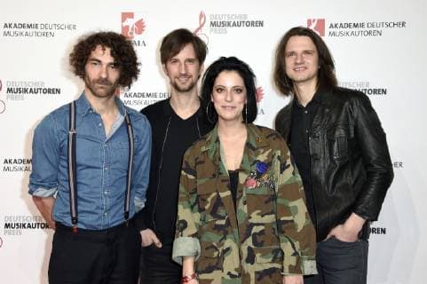 Silbermond bei der 11. Verleihung des Deutschen Musikautorenpreises 2019 im Hotel Ritz Carlton. Berlin, 14.03.2019