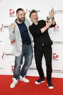 Bürger Lars Dietrich und Suli Puschban bei der 11. Verleihung des Deutschen Musikautorenpreises 2019 im Hotel Ritz Carlton. Berlin, 14.03.2019