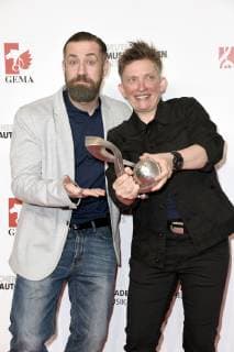 Bürger Lars Dietrich und Suli Puschban bei der 11. Verleihung des Deutschen Musikautorenpreises 2019 im Hotel Ritz Carlton. Berlin, 14.03.2019