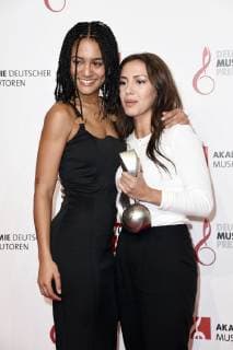 Lary Poppins und Namika bei der 11. Verleihung des Deutschen Musikautorenpreises 2019 im Hotel Ritz Carlton. Berlin, 14.03.2019