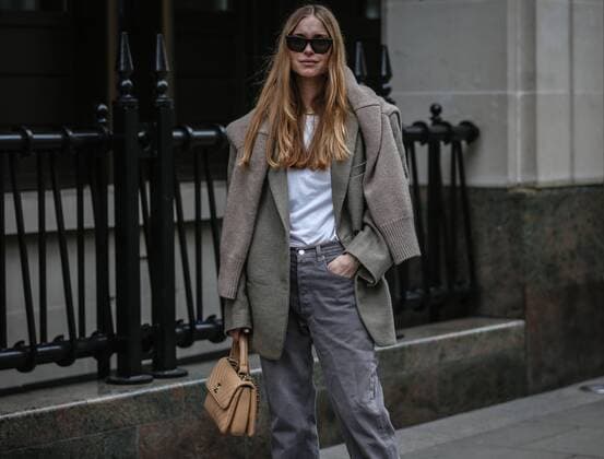 UK: On the Street London LONDON, UK- February 16 2019: Pernille Teisbaek on the street during the London Fashion Week. London United Kingdom  MauroxDelxSignore