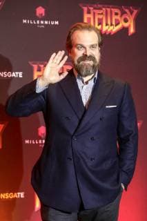 March 15, 2019 - EUM20190315ESP12.JPG .CIUDAD DE MEXICO. CinemaCine-Hellboy.- El actor estadounidense David Harbour presenta en Mexico la pelicula Hellboy , que protagoniza. La cinta se estrena en abril. Foto: EL UNIVERSALDiego Simon SanchezEELG Copyright: xElxUniversalx