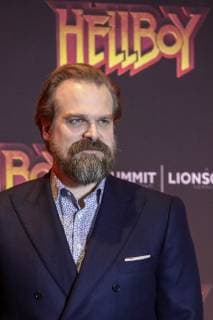 March 15, 2019 - EUM20190315ESP14.JPG .CIUDAD DE MEXICO. CinemaCine-Hellboy.- El actor estadounidense David Harbour presenta en Mexico la pelicula Hellboy , que protagoniza. La cinta se estrena en abril. Foto: EL UNIVERSALDiego Simon SanchezEELG Copyright: xElxUniversalx