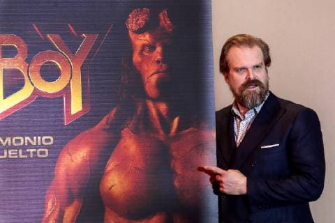Entertainment Bilder des Tages March 15, 2019 - EUM20190315ESP13.JPG .CIUDAD DE MEXICO. CinemaCine-Hellboy.- El actor estadounidense David Harbour presenta en Mexico la pelicula Hellboy , que protagoniza. La cinta se estrena en abril. Foto: EL UNIVERSALDiego Simon SanchezEELG Copyright: xElxUniversalx