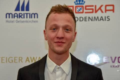 14. Steiger Award am 16.03.2019 im Casino der Zeche Zollverein in Essen Joris bekommt den Steiger Award in der Kategorie Musik verliehen
