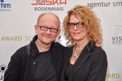 14. Steiger Award am 16.03.2019 im Casino der Zeche Zollverein in Essen Dieter Falk und Ehefrau Angelika Falk sind Gäste bei der Verleihung des Steiger Award 2019