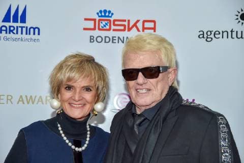14. Steiger Award am 16.03.2019 im Casino der Zeche Zollverein in Essen Gloria von Thurn und Heino ( Heinz Georg Kramm ) bei der Verleihung des Steiger Award