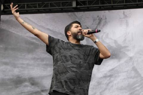 March 16, 2019 - EUM20190316ESP13.JPG.CIUDAD DE MEXICO. Festival Festival-Vive Latino-Fermin IV.- El rapero mexicano Fermin IV, durante el primer dia del Vive Latino en el Autodromo Hermanos Rodriguez, el sabado 16 de marzo del 2019. Foto: Agencia EL UNIVERSAL Carlos Mejia MAR. Mexico City Mexico Copyright: xCarlosxMejia ElxUniversalx