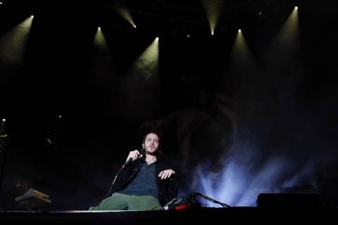 Singer Tom Smith of the British band Editors performs on stage during the Vive Latino Festival during its twentieth edition, in Mexico City, Mexico, 16 March 2019. Vive Latino Festival in Mexico City !ACHTUNG: NUR REDAKTIONELLE NUTZUNG!  Copyright: xSashenkaxGutierrezx AME8399 20190317-636884015688310168