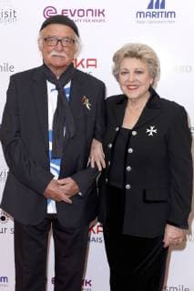 Hans W. Geißendörfer und Marie-Luise Marjan bei der Verleihung vom 14. Steiger Award 2019 im Casino Zollverein. Essen, 16.03.2019