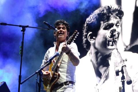 March 16, 2019 - EUM20190316ESP40.JPG.CIUDAD DE MEXICO. Festival Festival-Vive Latino-Division Minuscula.- 16 de marzo de 2019. Aspectos de la participacion del grupo Caifanes, durante el primer dia del Vive Latino en el Foro Sol. Foto: Agencia EL UNIVERSAL Carlos Mejia MAR. Mexico City Mexico Copyright: xCarlosxMejia ElxUniversalx