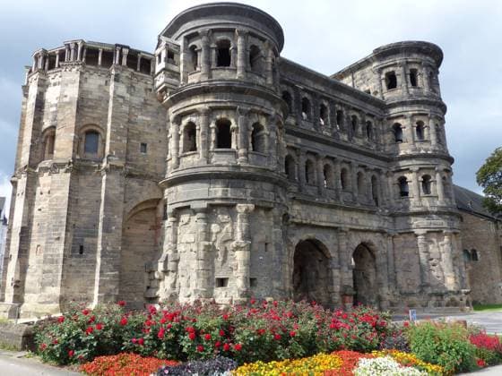 Porta Nigra in Trier an der Mosel - Porta Nigra at Trier Moselle *** Porta Nigra in Trier on the Moselle Porta Nigra at Trier Moselle  1098300387