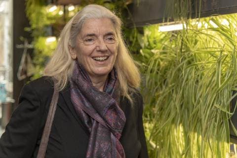 Mehr Geld für die freie Musikszene? Im Bild die NRW-Kultur- und Wissenschaftsministerin Isabel Pfeiffer-Poensgen. Bei einem Pressegespräch erläuterte die Ministerin im Stadtgarten Köln in der Venlo-Lounge am 18. 03. 19. die Pläne der Landesregierung, der Freien Szene Musik mehr Geld zur Verfügung zu stellen und neue Förderungen zukommen zu lassen. Köln Nordrhein-Westfalen Deutschland