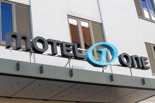 Leipzig, 27.02.2019, Innenstadt , Im Bild: Motel One Logo ,