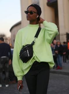 Model Mayowa Nicholas attending the Rochas show during Paris Fashion Week Feb 27, 2019 - PFW: Fall 2019 Street Style Day 3, Paris France  Copyright: xValentinaxRanierix VR_PFW20190227_MAS1
