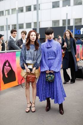 Model Akimoto Kozue attending the Chloe show during Paris Fashion Week - Feb 28, 2019 - ***For Editorial Use Only*** PFW: Feb 2019 Street Style Day 4, Paris France  Copyright: xMichaelxIpx MI_PFW20190228_MAS13