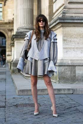 Eleonora Carisi attending the Louis Vuitton show during Paris Fashion Week - March 5, 2019 - PFW: Fall 2019 Street Style Day 9, Paris France  Copyright: xValentinaxRanierix VRPFW20190305ZDC157