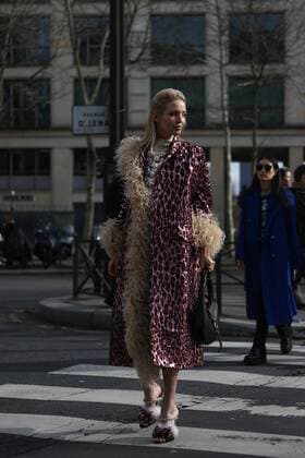 Blogger Leonie Hanne attending the Miu Miu show during Paris Fashion Week - March 5, 2019 - PFW: Feb 2019 Street Style Day 9, Paris France  Copyright: xValentinaxRanierix VR_PFW2019035_MAS36