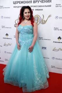 MOSCOW, RUSSIA â€“ MARCH 19, 2019: Soprano Saltanat Akhmetova ahead of a ceremony to present BraVo international classical music awards at the Bolshoi Theatre. Mikhail Japaridze TASS  TS0A51A5