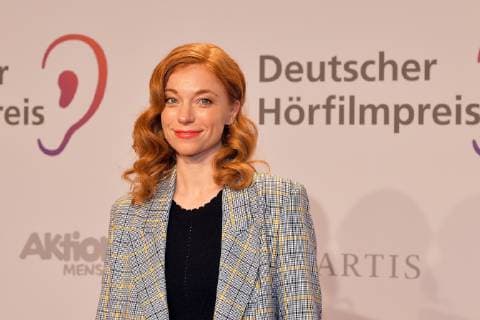 17. Deutscher Hoerfilmpreis Marleen Lohse Ankunft, roter Teppich zum 17. Deutscher Hoerfilmpreis in der Hauptstadtrepraesentanz der Deutschen Telekom in Berlin am 19.03.2019