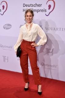 Sina Tkotsch bei der Verleihung vom 17. Deutschen Hoerfilmpreis am 19.03.2019 in Berlin Deutscher Hoerfilmpreis 2019 in Berlin