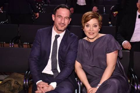 Sönke Möhring und Muriel Baumeister bei der Verleihung vom 17. Deutschen Hoerfilmpreis am 19.03.2019 in Berlin Deutscher Hoerfilmpreis 2019 in Berlin