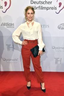 Sina Tkotsch bei der Verleihung des 17. Deutschen Hörfilmpreises 2019 in der Hauptstadtrepräsentanz der Deutschen Telekom. Berlin, 19.03.2019