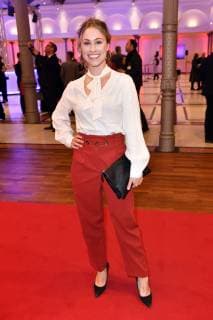 Sina Tkotsch bei der Verleihung des 17. Deutschen Hörfilmpreises 2019 in der Hauptstadtrepräsentanz der Deutschen Telekom. Berlin, 19.03.2019