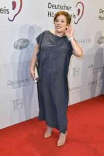 Muriel Baumeister bei der Verleihung des 17. Deutschen Hörfilmpreises 2019 in der Hauptstadtrepräsentanz der Deutschen Telekom. Berlin, 19.03.2019