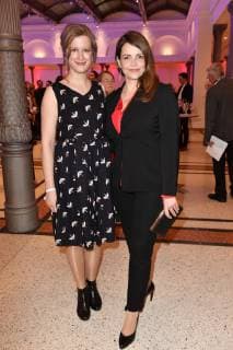 Stephanie Stremler und Rebecca Immanuel bei der Verleihung des 17. Deutschen Hörfilmpreises 2019 in der Hauptstadtrepräsentanz der Deutschen Telekom. Berlin, 19.03.2019
