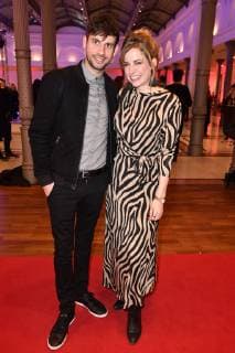 Arne Gottschling und Merle Collet bei der Verleihung des 17. Deutschen Hörfilmpreises 2019 in der Hauptstadtrepräsentanz der Deutschen Telekom. Berlin, 19.03.2019