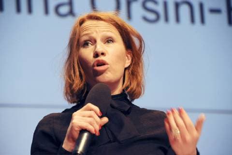 Birgit Minichmayr bei der Verleihung des Großen Diagonale-Schauspielpreises 2019 für Verdienste um die österreichische Filmkultur beim Festival des österreichischen Films Diagonale im Orpheum. Graz, 19.03.2019
